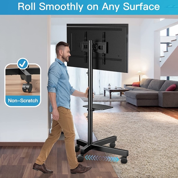 TV Cart For 23" To 60" TVs - Picture 2 of 14